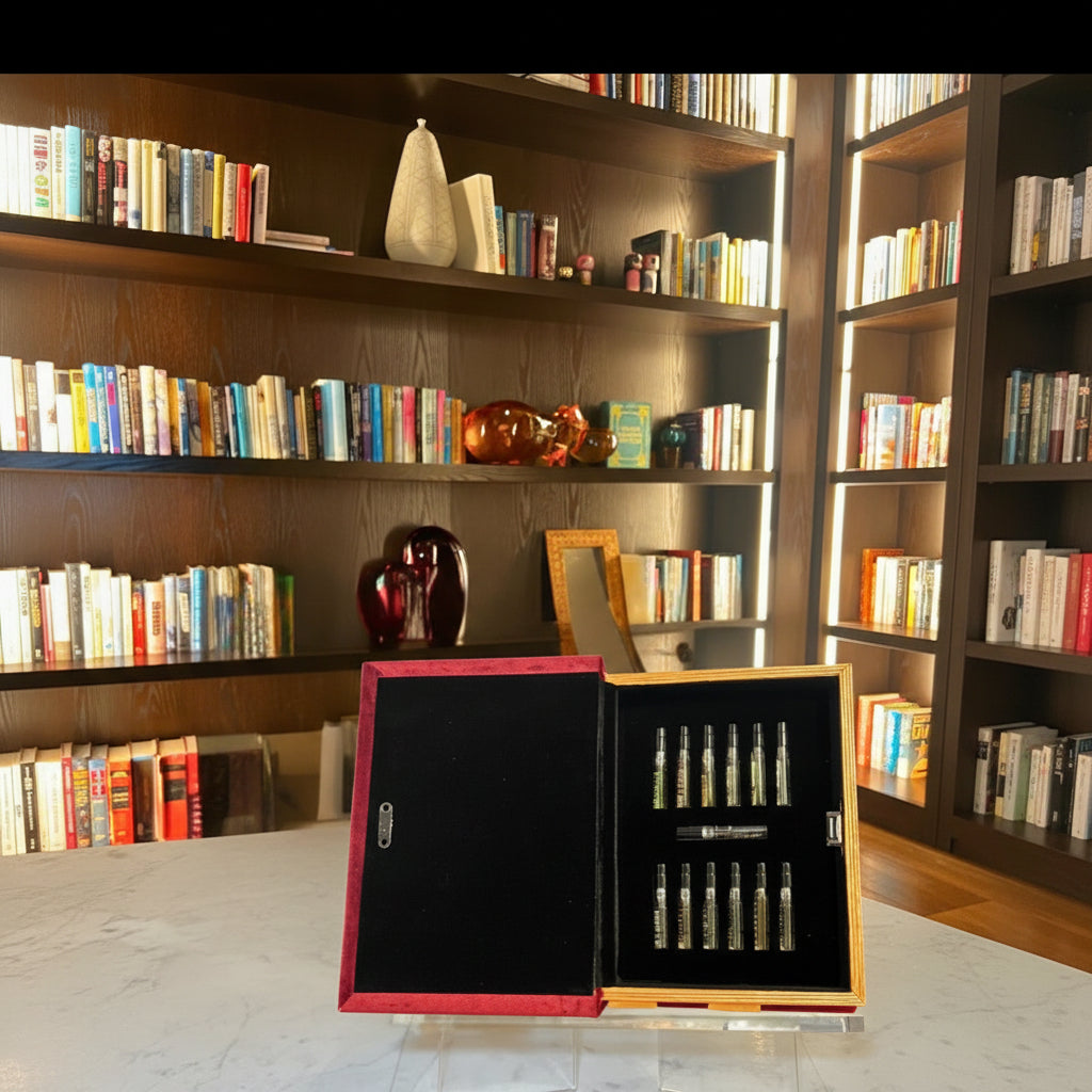 Fragrance Library Book Box – Luxury Perfume Sample Storage