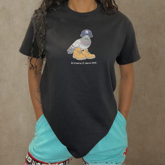 Scentral P NYC Graphic T-Shirt – Pigeon Streetwear Tee