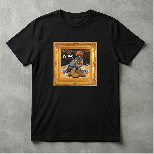 Scentral P NYC Pigeon – Manhattan Edition (Madison Square Garden) Framed Graphic Tee