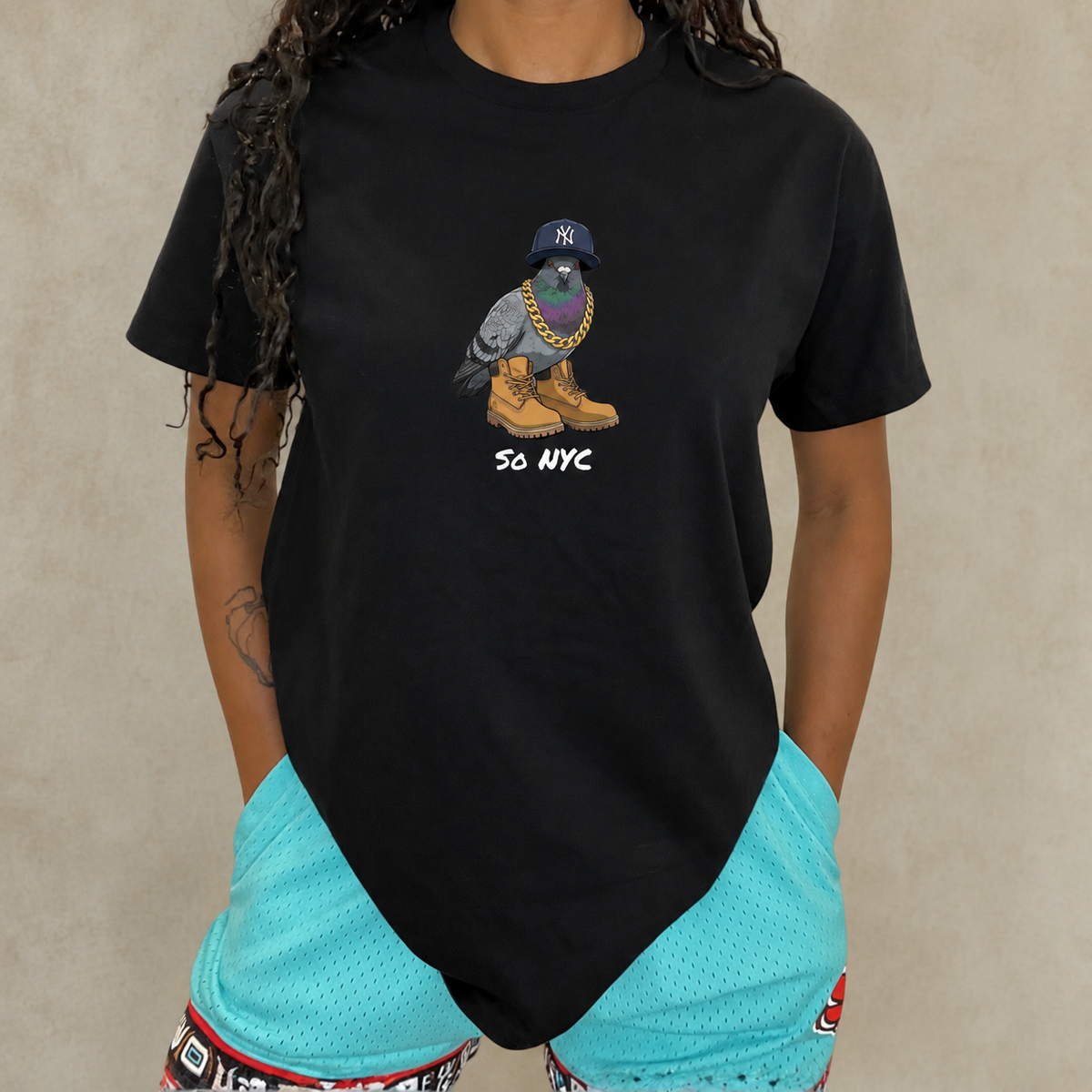 Scentral P NYC Graphic T-Shirt – Pigeon Streetwear Tee