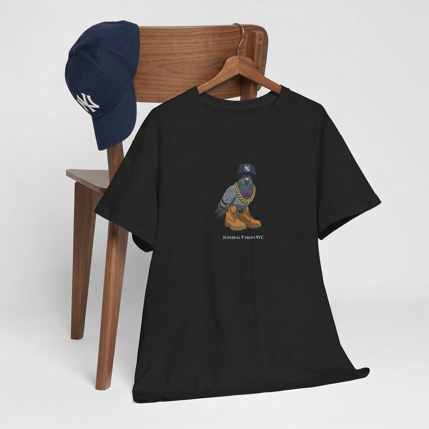 Scentral P NYC Graphic T-Shirt – Pigeon Streetwear Tee