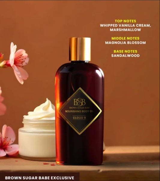 Cloud 9 Body Oil by Brown Sugar Babe - SAMPLE