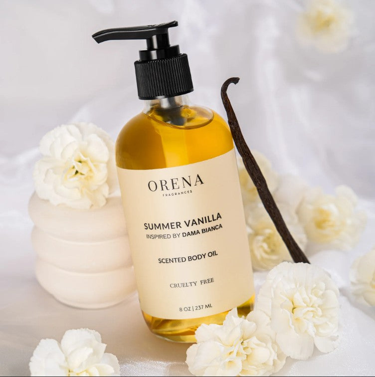 Summer Vanilla Body Oil by Orena Fragrances - SAMPLE